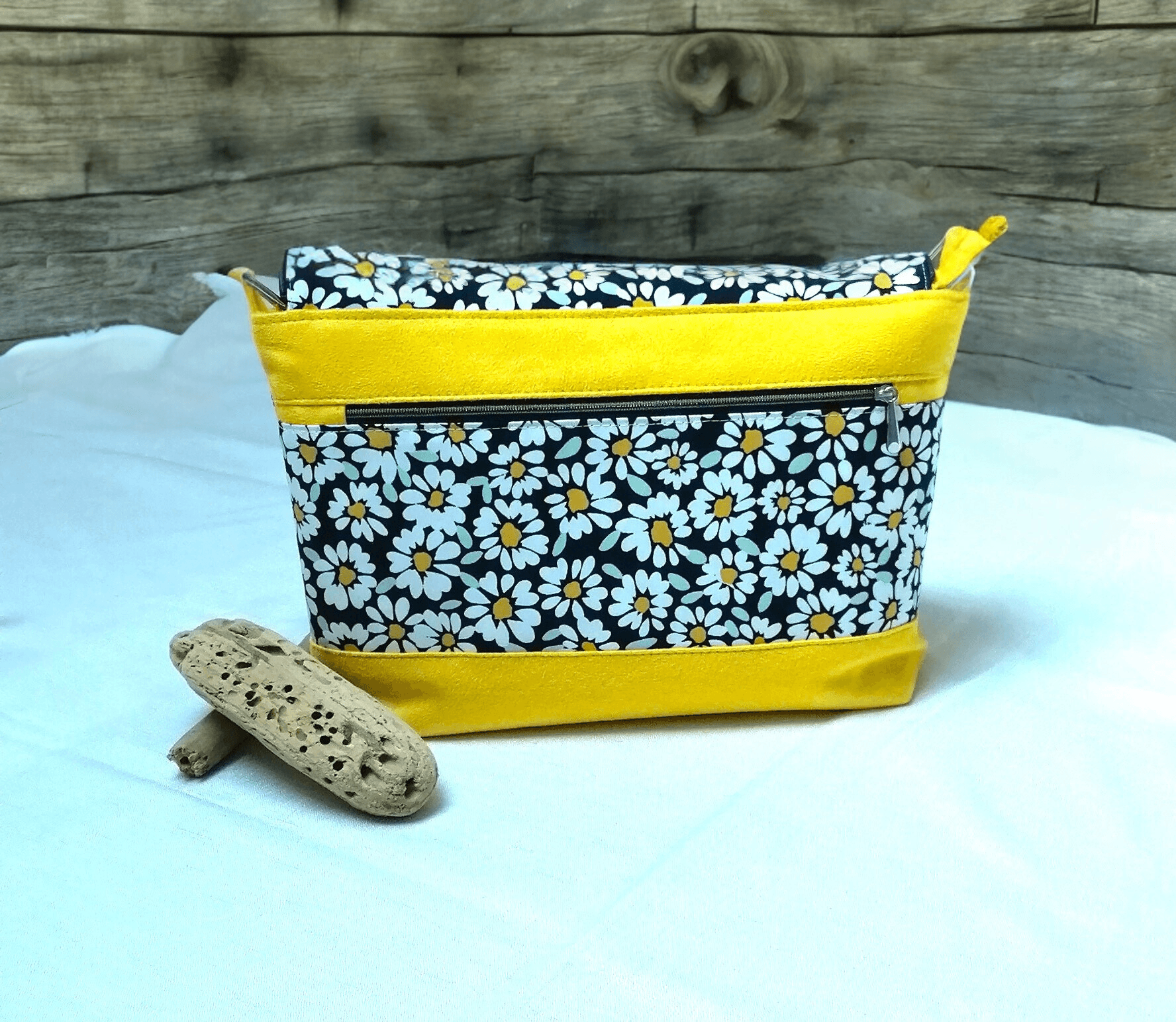 Sac bandoulière suédine jaune alt